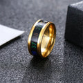 Titanium Stainless Steel Creative Smart Mood Sensitive Temperature Ring Women Men Finger Jewelry Black Gold Tone Silver Plated