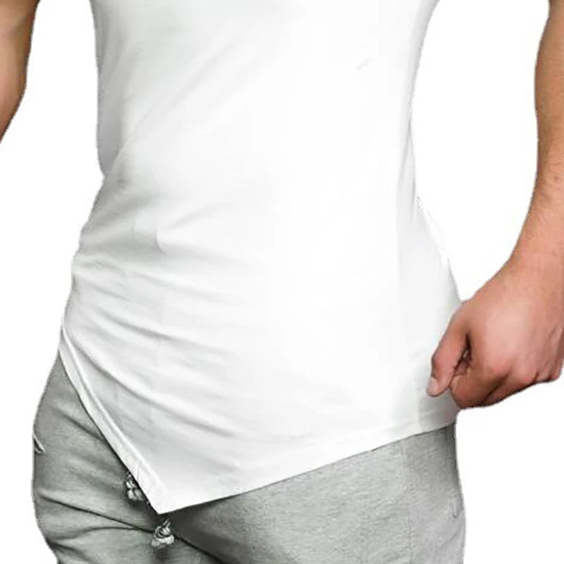 Polo musculoso para hombre | Corte fit con detalle cruzado elegante Gym