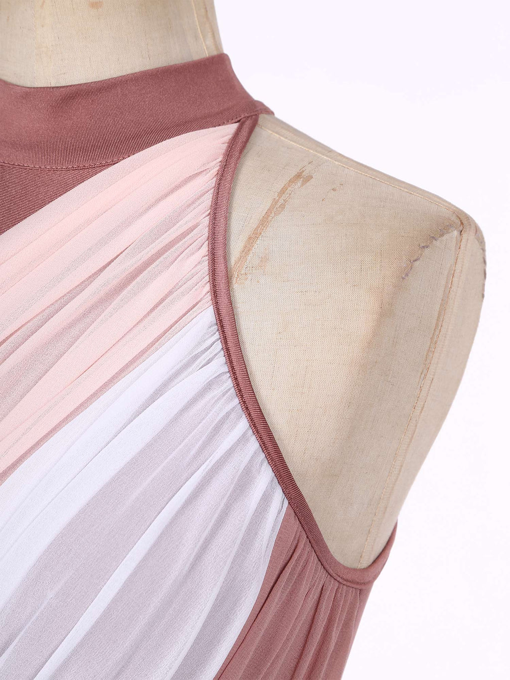 Vestido tipo diosa | Diseño drapeado con toque dorado y caída elegante